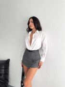 Şortlu Etek - Gri resmi